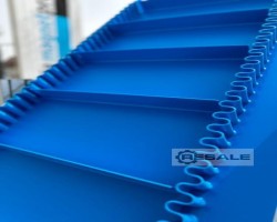 Maschine: DIE MAGNETPROFIS WF800+2000 Austragsförderband Steigförderer Schrägband L-Band