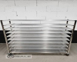 Maschine: KöHLER  Edelstahlwagen Brotregalwagen