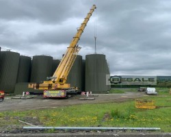 Maschine: BLACKWATER ENGINEERING  Edelstahlsilos