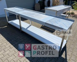 Maschine:  3400x700x900mm Arbeitstische