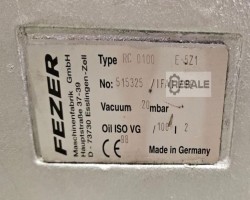 Maschine: BUSCH RC 0100E 5Z1 Drehschieber-Vakuumpumpe