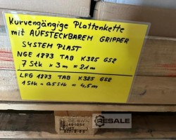 Maschine: SYSTEMPLAST 1873 TAB 450 + TAB 325 Vertikalförderkette