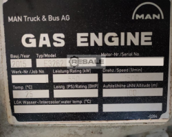 Maschine: MAN E3262 LE202 Gasgeneratoren