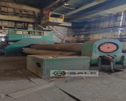 Maschine: VEB SCHWERMASCHINENBAU UBBDA 60x4500 Dreiwalzenrundbiegemaschinen