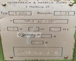 Maschine: VDF-HEIDENREICH + HARBECK M 530 Leit- und Zugspindeldrehmaschinen
