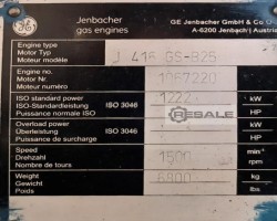 Maschine: JENBACHER J416 Generatoren
