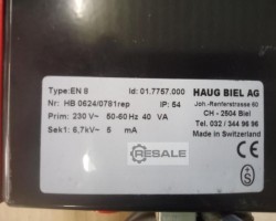 Maschine: HAUG EN 8 Ionisationssysteme