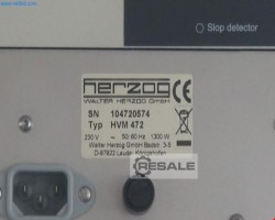 Maschine: HERZOG PAC HVM472 Mehrbereichs-Viskosimeter