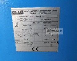 Maschine: NIMAK GT RT 450 A/C Schweissgeräte