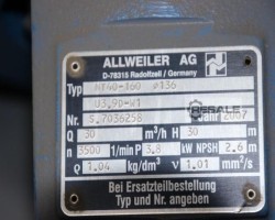 Maschine: ALLWEILER SRB114WW BS 10 Pumpe