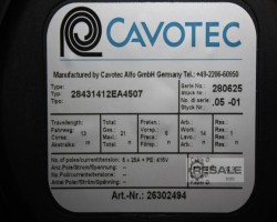Maschine: CAVOTEC 28431412EA450 Federleitungstrommel