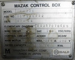 Maschine: MAZAK Multiplex 6200 II CNC Doppelspindeldrehmaschinen