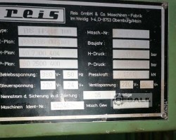 Maschine: REIS TUS 115 OK 100 Tuschierpressen