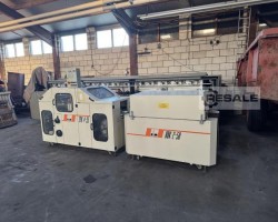 Maschine: DEKAPACKER SPK 4-35 Folieneinschlaglinie für Mailings mit - Schrumpfbottich