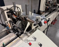 Maschine: DEKAPACKER SPK 4-35 Folieneinschlaglinie für Mailings mit - Schrumpfbottich