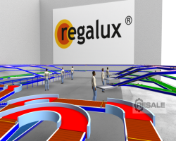 Maschine: SIEMENS DEMATIC 600 mm Rollenbahn Rollenförderer Siemens Dematic