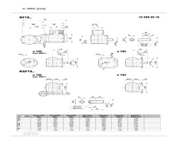 Maschine: SEW EURODRIVE KF19 DRS71S4BE05HR SEW  / MM03 / TH