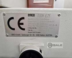 Maschine: EMCO E25 TCM CNC Drehmaschinen