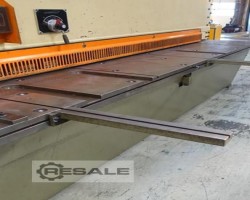 Maschine: SAFAN HS 3100 x 15 mm NC Tafelscheren (hydraulisch)