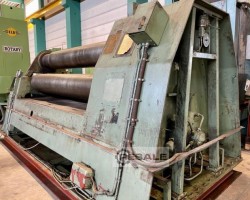 Maschine: ROUNDO 3000 x 30 / 25 mm Dreiwalzen-Blechbiegemaschinen