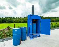 Maschine: BTS BTS PLC auto Fasspresse Presse für 30 - 200 L Faesser