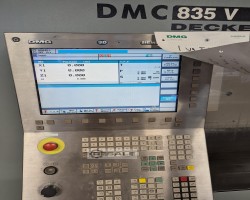 Maschine: DMG DMC 835 V CNC Bearbeitungszentren