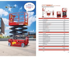 Maschine: CFMG CFPT0608DC 7.6m Scherenarbeitsbühne MESSESONDERPREIS BAUMA