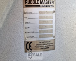 Maschine: RUBBLE MASTER RM 100 Kegelbrecher