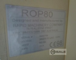 Maschine: RAPID PRINT ROP80 Hubstanze