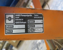Maschine: HANEU HAT 500 Hydraulikhubtische