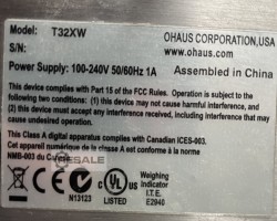 Maschine: OHAUS D32XW150BX Plattformwaage T 32 XW