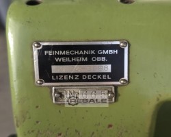Maschine: MICHAEL DECKEL S0 Stichelschleif- Werkzeugschleifmaschinen