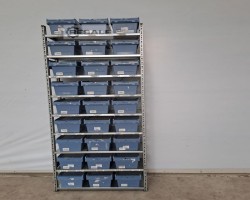 Maschine: SCHäFER R3000 R3000 2278x400mm Bito  Kisten- Fachboden- Magazinregal