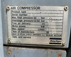Maschine: ATLAS COPCO ZR3 Kompressor