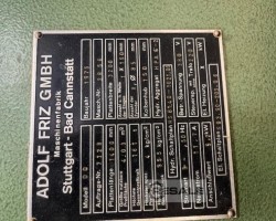 Maschine: FRITZ / KUPER DQ Durchlaufpressen