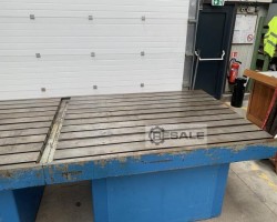 Maschine: CAST IRON BED 3650 x 1370 x 150 mm Montagetische