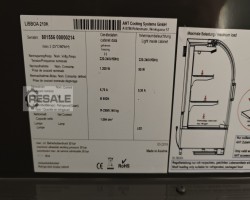 Maschine: AHT Lisboa Wandkühlregale