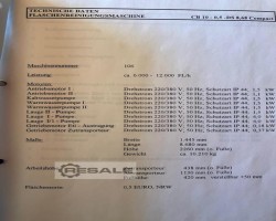 Maschine: PAC CB 10-0.5-DS 8,68 Compakt Flaschenreinigungsmaschinen