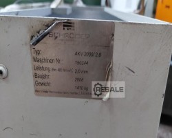 Maschine: SCHRÖDER AKV 2000/2 Schwenkbiegemaschinen