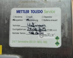 Maschine: METTLER TOLEDO GARVENS XE 3 Kontrollwaagen