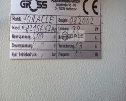 Maschine: GROSS Horacle Holzzerkleinerungsmaschinen