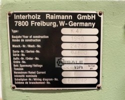 Maschine: INTERHOLZ RAIMANN K47 Vielblattsägen
