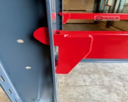 Maschine: BLT  H: 4m , Fuß+3 Palettenregale