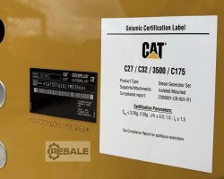 Maschine: CATERPILLAR 3516C Dieselgeneratoren