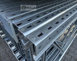 Maschine: DEXION P90 lenght: 15,60 lfm. Palettenregale