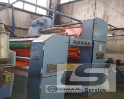 Maschine:   Linie zum Extrudieren von flachen Kunststofffolien für Garn