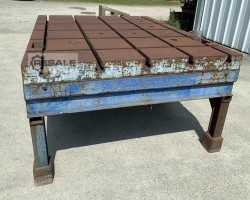 Maschine:  Cast iron bed 2300x1900x200mm Montagetische
