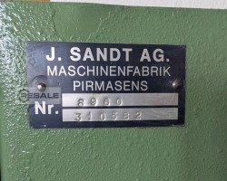 Maschine: J. SANDT 8960  / 310582 Stanzmaschinen