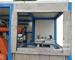 Maschine: ABB IRB 4400/45 Komplette Bearbeitungszelle mit Roboter und …,