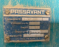 Maschine: PASSAVANT 1200 x 1200 mm Kammerfilterpresse Gestell